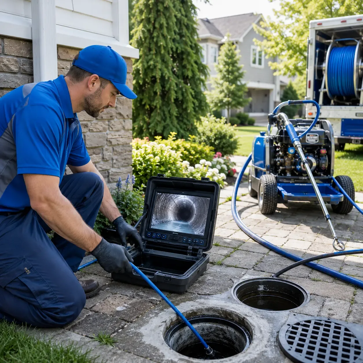 Outdoor drain cleaning professionals serving Woodlake, TX